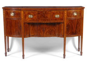 Federal inlaid antique sideboard