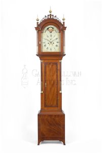 Joshua Wilder antique tall case clock