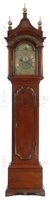 Gawen Brown antique Chippendale tall case clock
