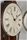 Reuben Tower antique banjo clock detail
