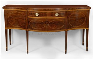 antique Federal inlaid sideboard