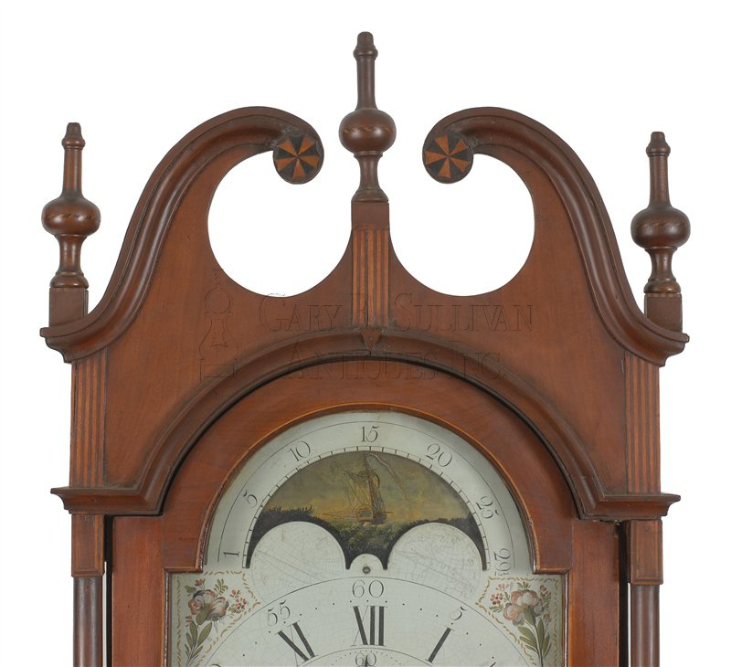 John Scudder Grandfather Clock (Westfield, New Jersey) Clocks 11028