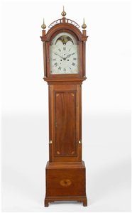 John Bailey II antique tall clock