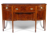 Federal inlaid antique sideboard