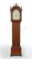 James Perrigo antique Chippendale tall clock
