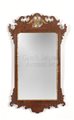 Chippendale gilt carved mirror (American)