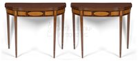 Pair of Boston games tables