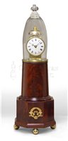 Simon Willard antique lighthouse clock detail