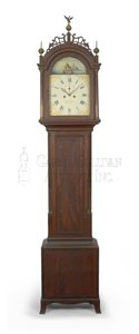 Josiah Gooding antique Rhode Island Federal tall clock
