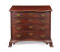 Chippendale Chapin school chest (Colchester, CT)