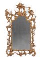 Rococo Giltwood Wall Mirror in the manner of Thomas Johnson  (Philadelphia, PA)