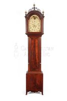 Elnathan Taber antique tall clock
