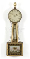 Aaron Willard antique banjo clock/patent time piece