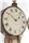 antique Concord banjo clock detail