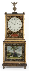 antique Massachusetts shelf clock