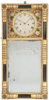 Leonard Noyes antique mirror clock