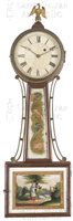 Reuben Tower antique banjo clock