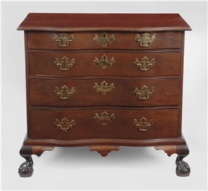 antique Chippendale chest of drawers