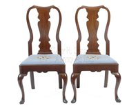 antique Chippendale dining chairs