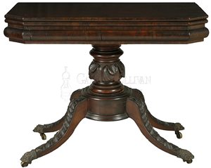 antique Classical card table