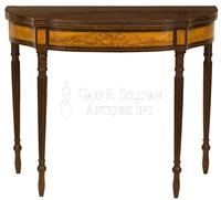 antique Federal card table