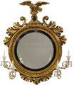 Classical Girandole Mirror, American Or British