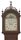 Josiah Gooding antique Rhode Island Federal tall clock hood