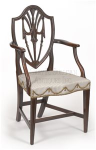 antique Newport dining chair