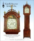 Ad for an antique Elnathan Taber tall case clock