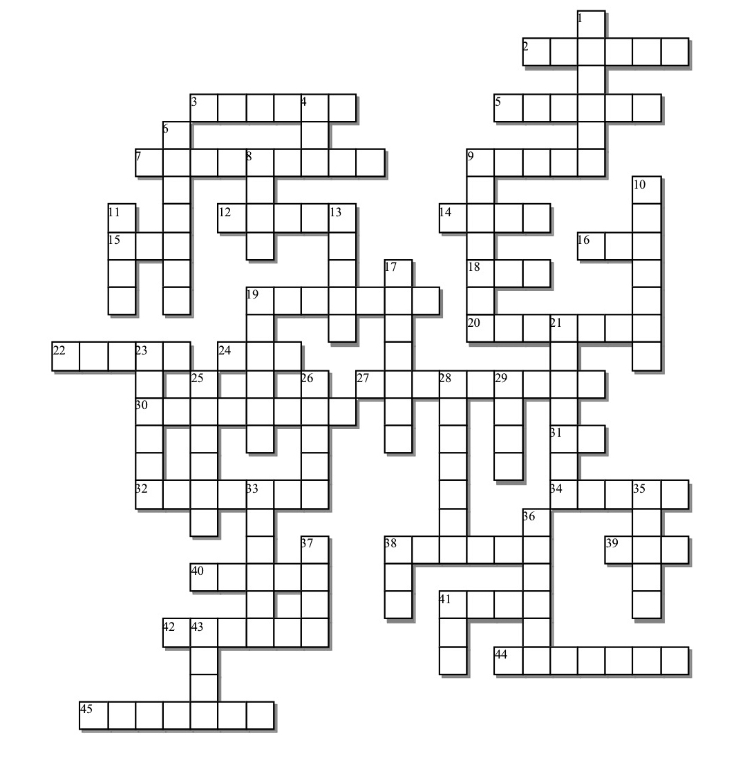 Recent News Gary's antiques crossword puzzle published in Maine
