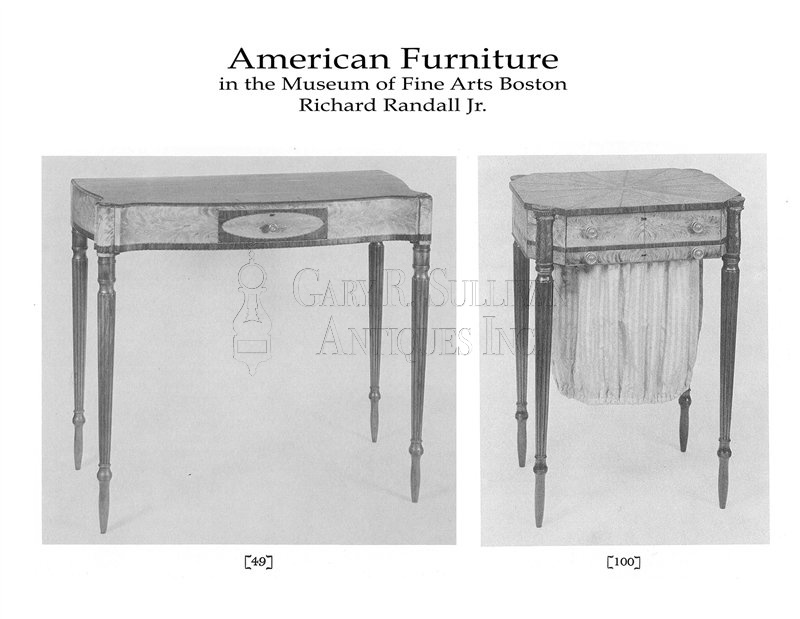 William Hook Federal dressing table, (Salem, Mass)