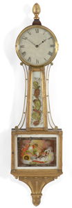 Aaron Willard antique banjo clock